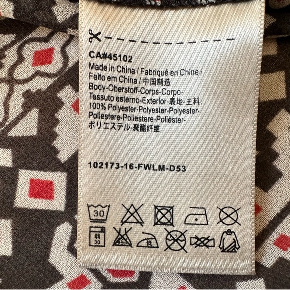 SCOTCH & SODA Printed Semi Sheer Top - Picture 9 of 13